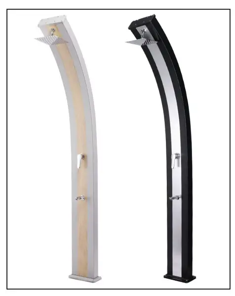 Steinbach 049048 Solar Shower Slim Line Duo