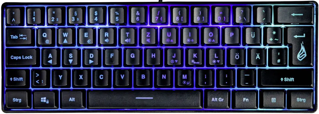 SUREFIRE 48700 KINGPIN X1 60% Gaming RGB Keyboard