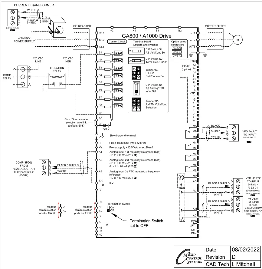 YASKAWA GA800 Variable Speed Drive - Diagram 3