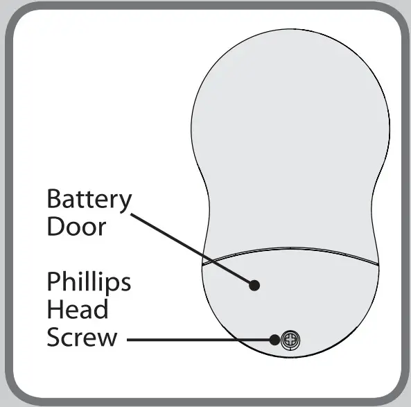 Installing or changing the battery