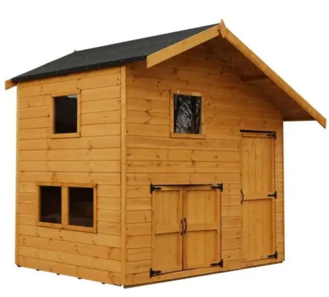 Mercia-02DTSHOA08066WBF-V1-Double-Story-Garage-Wooden-Playhouse