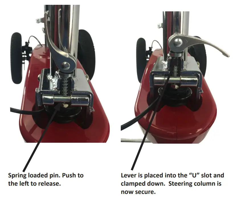 KneeRover All Terrain Fusion Knee Scooter - Column