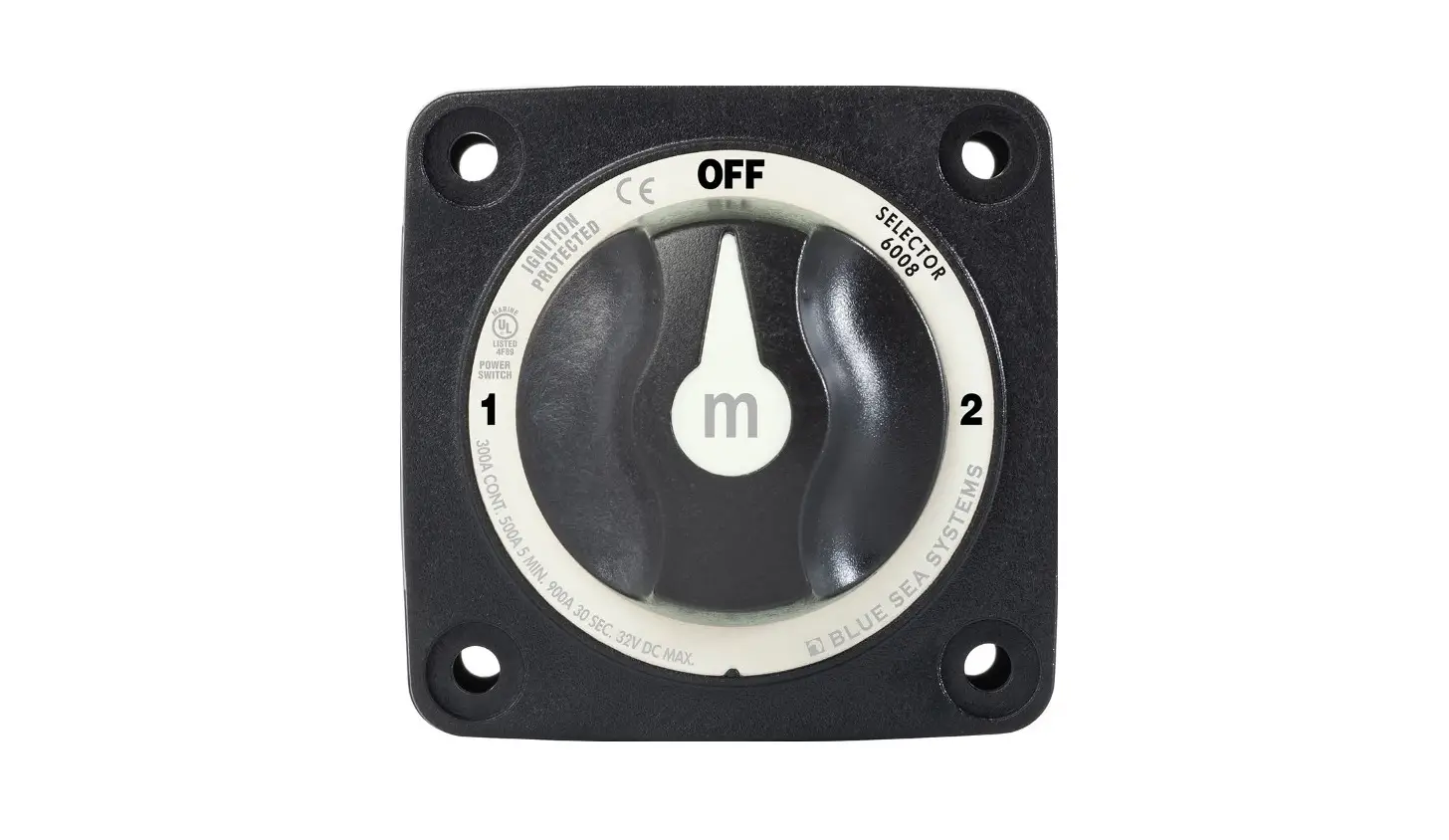 Blue Sea Systems 6008200 M-series Selector Battery Switch Instructions