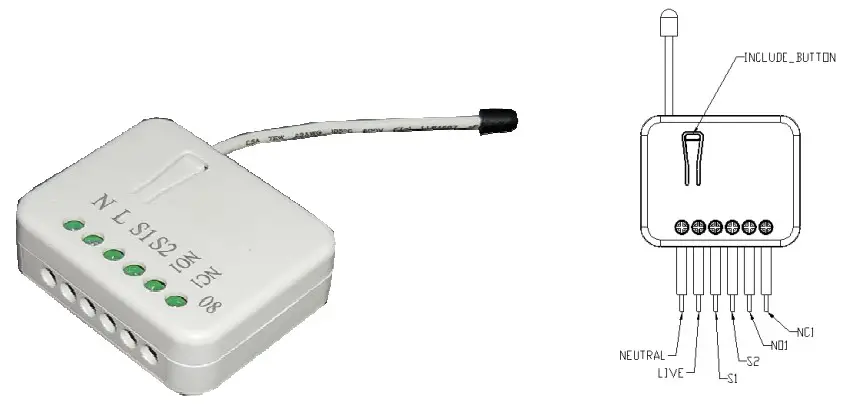 Philio PAN08-1B, 2B, 3B Roller Shutter Controller - parts