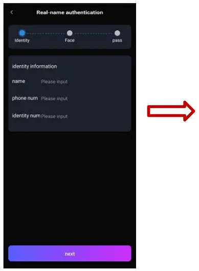 RGBlink TAO App - Name Authentication