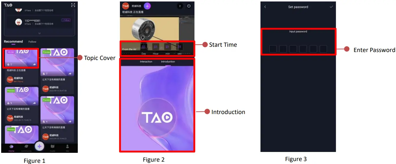 RGBlink TAO App - show specific time
