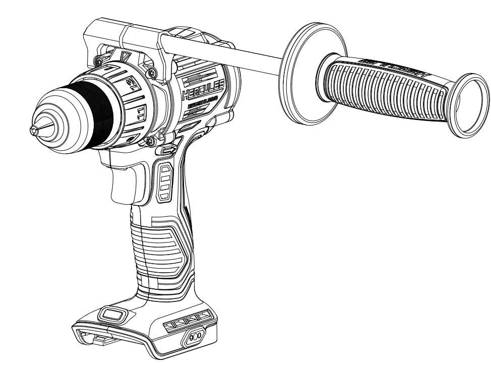 HERCULES HCB91B 20V Brushless 12 Drill Driver