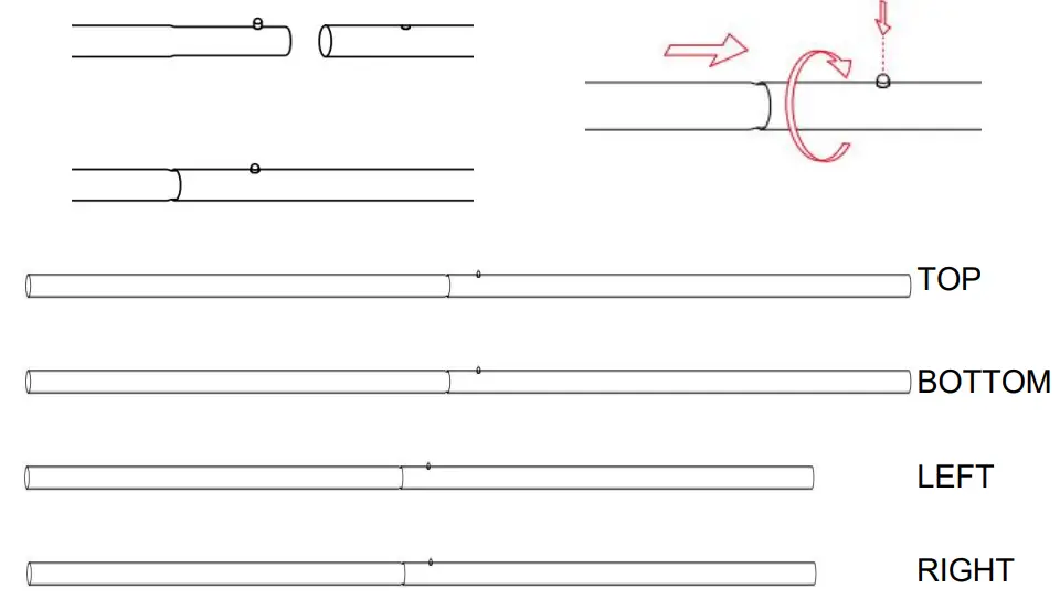 meijer Portable Projector Screen - ASSEMBLY 1