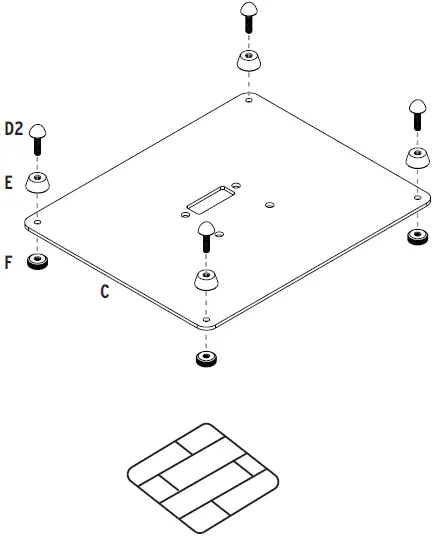 Klipsch KS-28 KS Series Bookshelf Speaker Stands 05