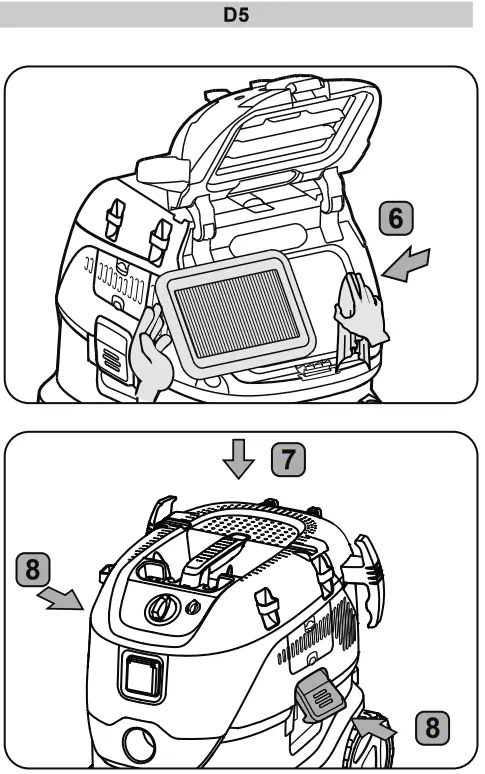 makita VC4210L Wet or Dry Shop Vacuum Cleaner - Figure 10
