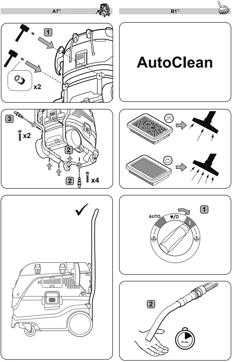 makita VC4210L Wet or Dry Shop Vacuum Cleaner - Figure 5
