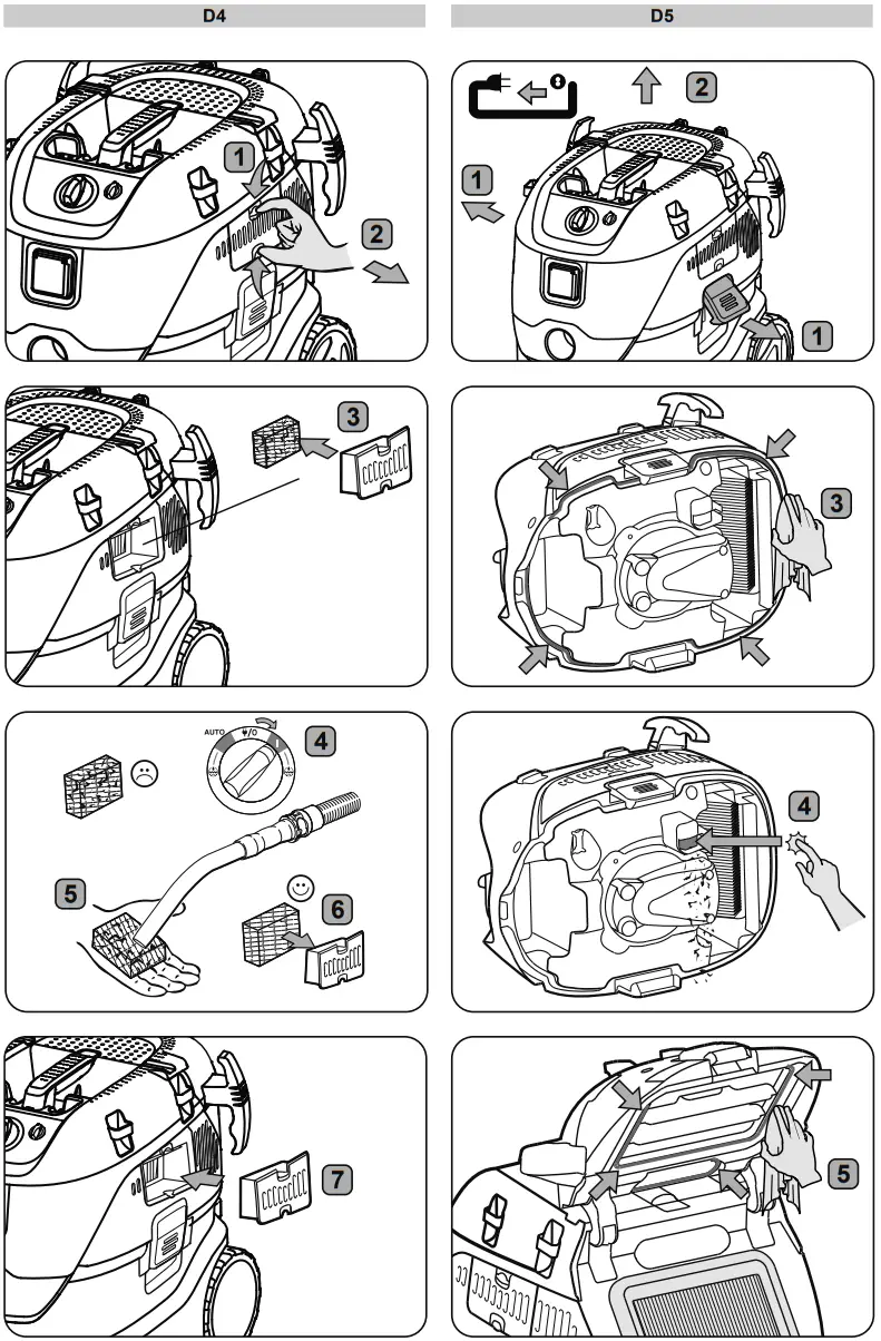 makita VC4210L Wet or Dry Shop Vacuum Cleaner - Figure 9
