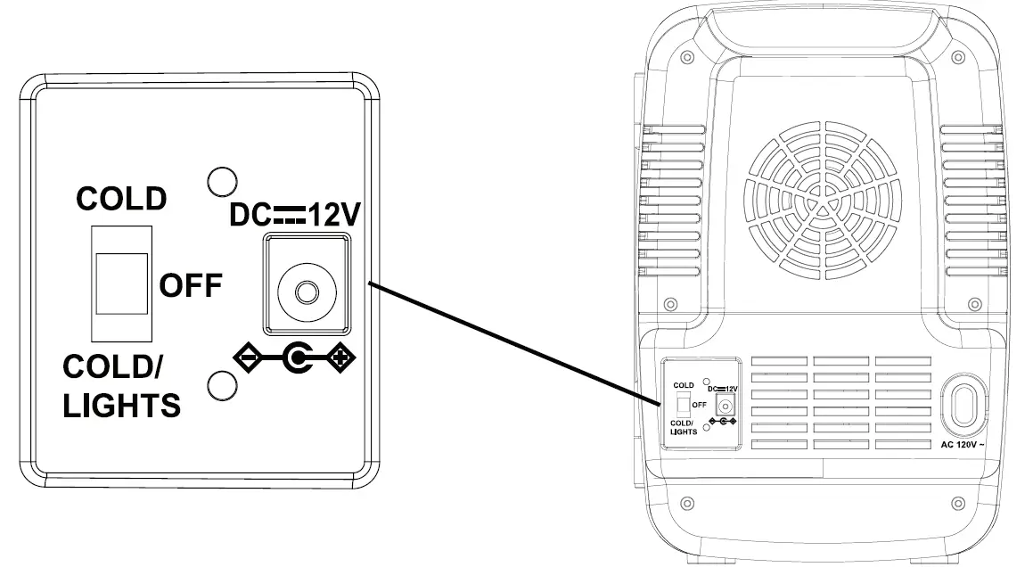 FRIGIDAIRE-EFMIS179 6-Can-Mini-Fridge-with-LED-Light-01