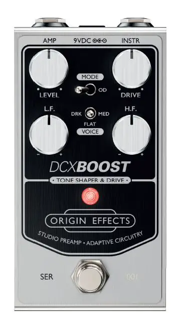 ORIGIN EFFECTS DCX BOOST Tone Shaper and Drive Pedal-product
