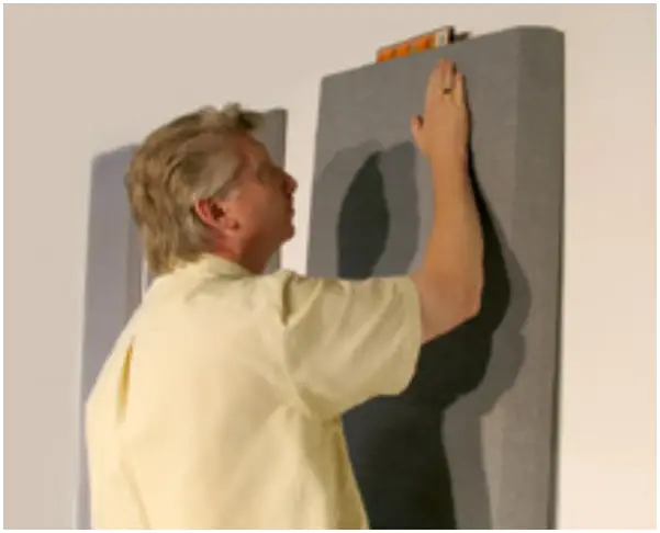 PRIMACOUSTIC Broadway Ridgid Fiberglass Panels - downward presur