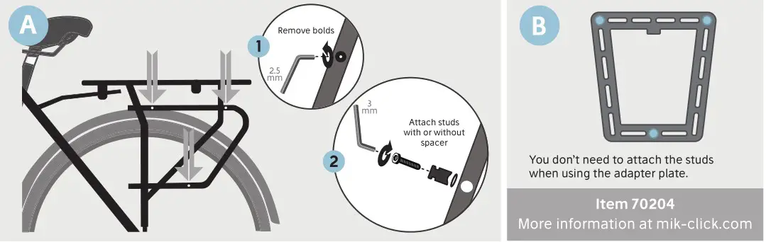 MIK V4 Side System Mount Bag - Check your carrier
