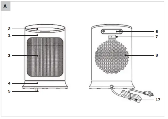 VONROC-EH513AC-Electric-PTC-Fan-Heater-fig-1