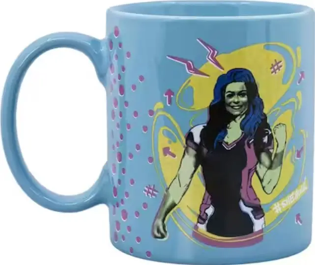 Uncanny Brands MW1-MVM-SHU1 She Hulk Blue Coffee Mug with Warmer