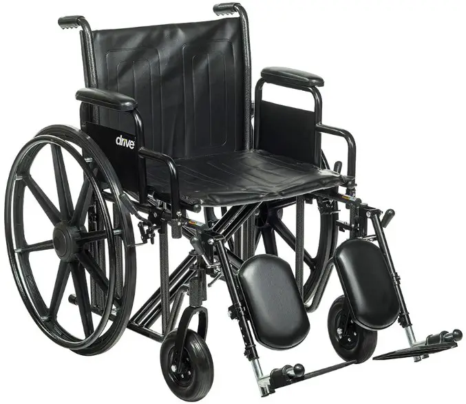 Drive Medical STD20ECDDAHD-ELR Bariatric Sentra EC Heavy Duty With Foot Rests