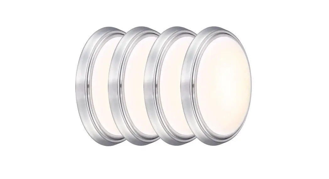 Pia Ricco A-11195cbn-4pk Brushed Nickel Selectable Led Flush Mount Ceiling Light Fixture Instruction Manual