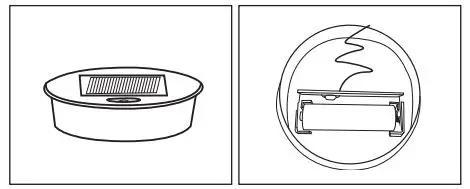 Glitzhome-2023300029-White-Metal-Mesh-Solar-Powered-Outdoor-Lantern-FIG-1