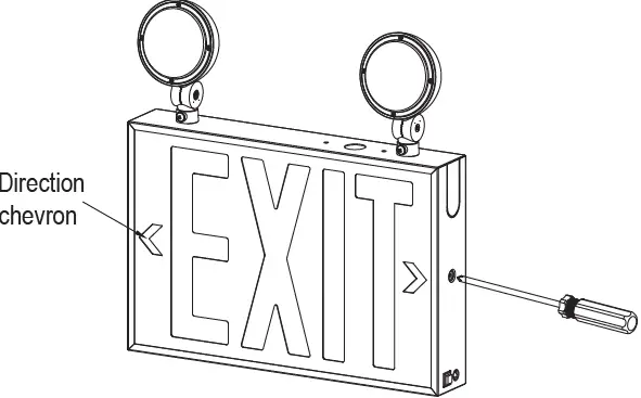 superbrightleds XSCS2-RW LED Exit and Emergency Light 06