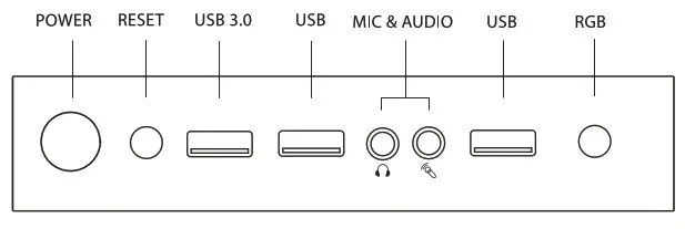 MARS GAMING MC-U3 ATX Tower