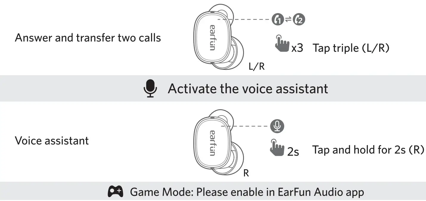 earfun Free Pro 3 ANC Wireless Earbuds - product diagram 3