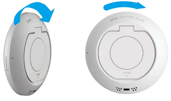 EZVIZ T51C Temperature and Humidity Sensor - Rear Cover2