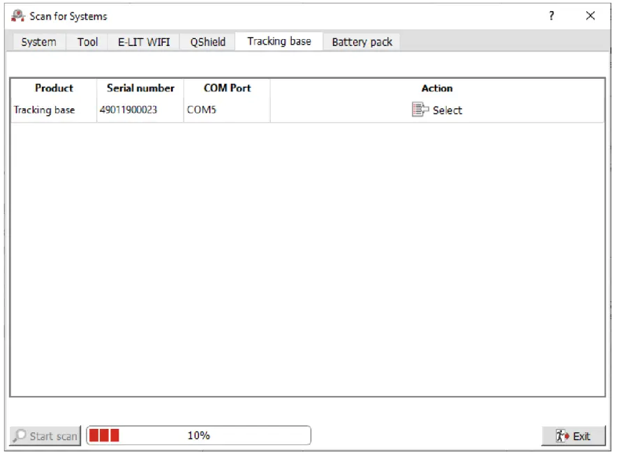 Desoutter Tracking Base Virtual Cable - Softer 5