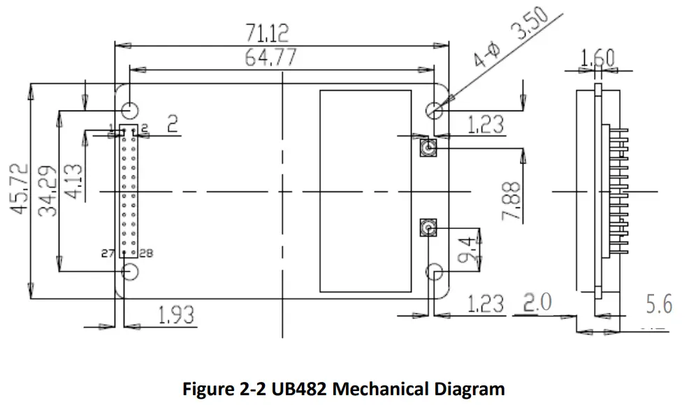 unicorecomm UB482 All Constellation Multi Frequency High Precision Heading Board - Fig 4