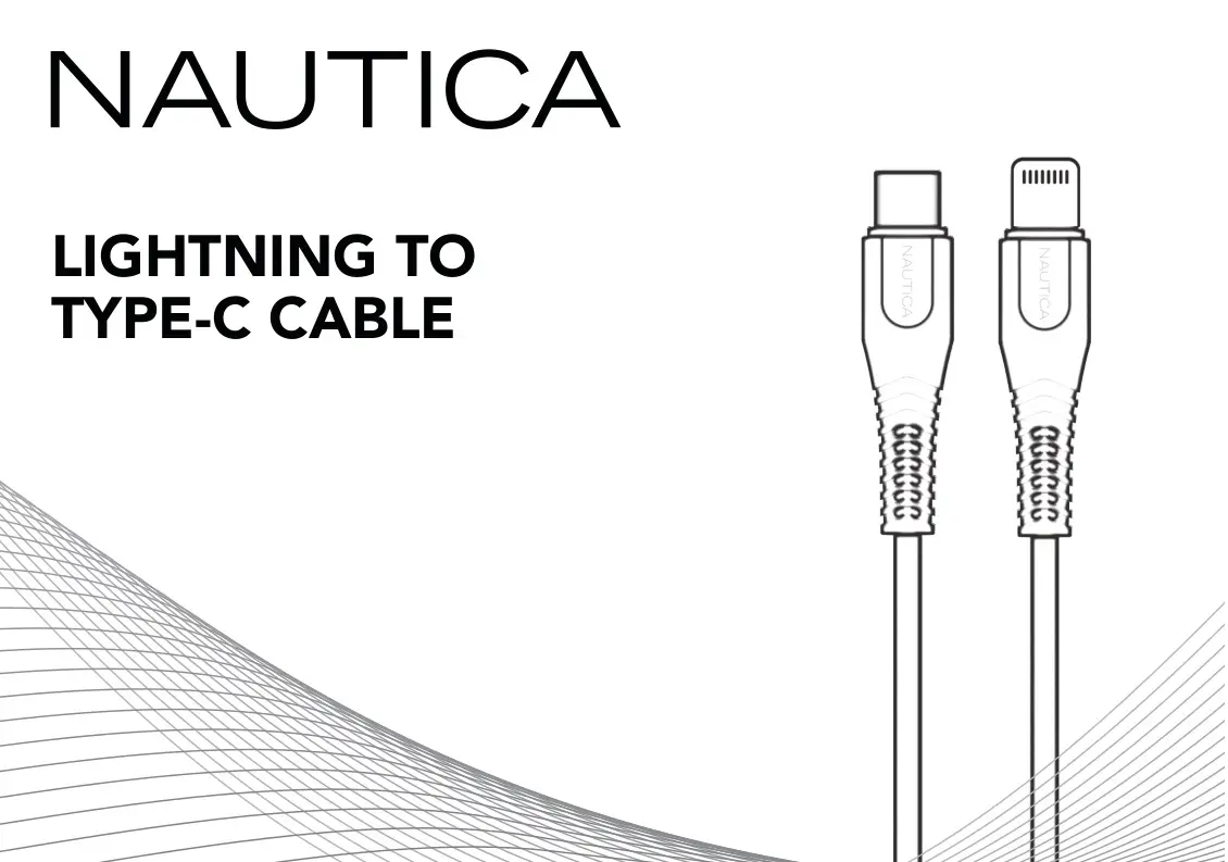 NAUTICA NTCB01 Lightning to Type-C Cable User Manual