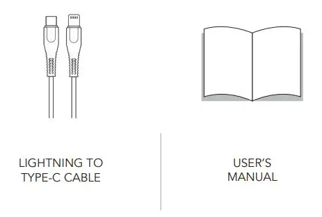 NAUTICA NTCB01 Lightning to Type-C Cable - overview