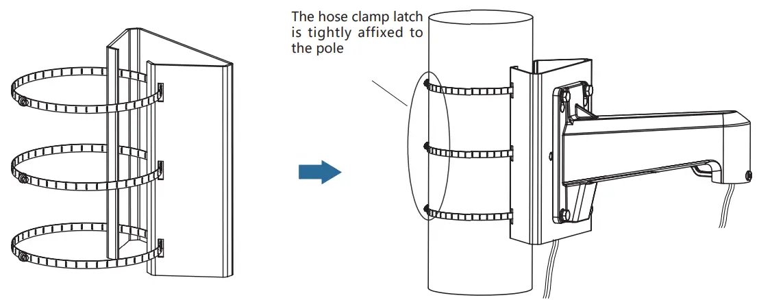 Huawei 7 Inch PTZ Dome Software Defined Camera 7 - Pole-Mounted Installation 1