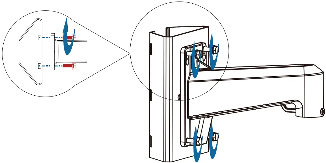 Huawei 7 Inch PTZ Dome Software Defined Camera 7 - Pole-Mounted Installation