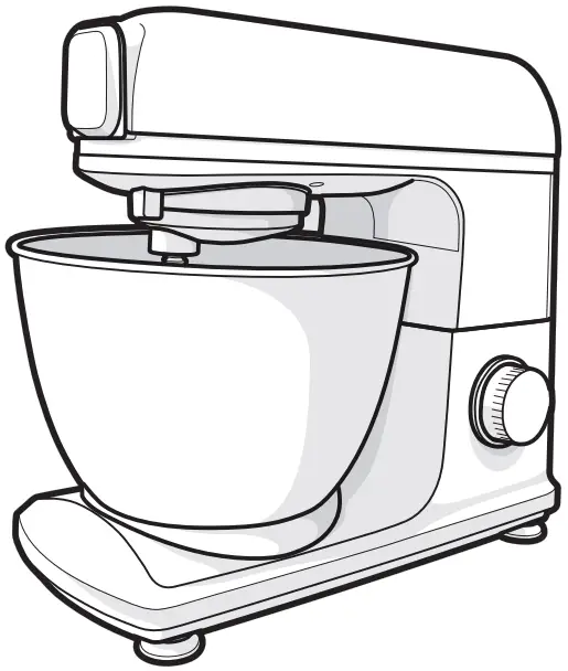 Electrolux E5KM1 Series Create 5 Kitchen Machine - FIGURE 1