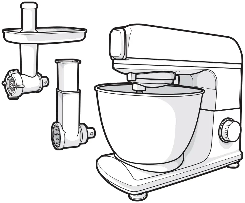 Electrolux E5KM1 Series Create 5 Kitchen Machine - FIGURE 2