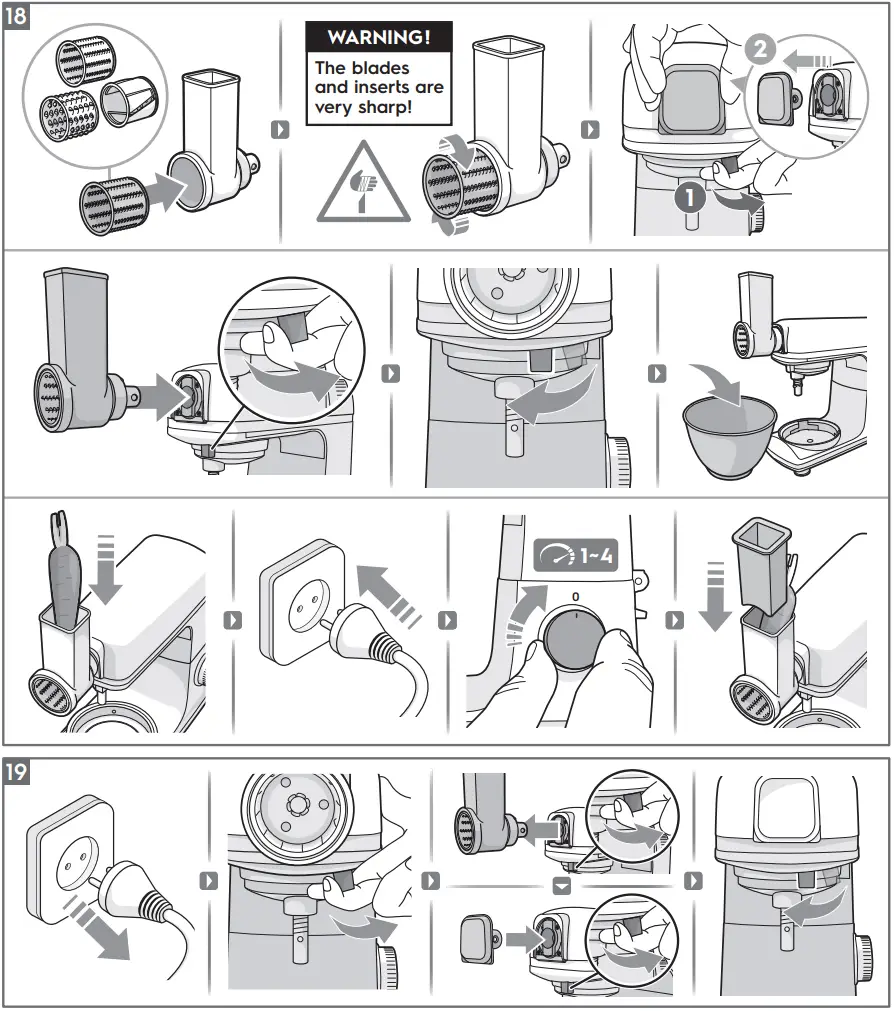 Electrolux E5KM1 Series Create 5 Kitchen Machine - Salad Maker