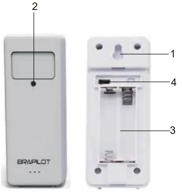 BRAPILOT BP-WS100 Home Weather Station - Fig 1
