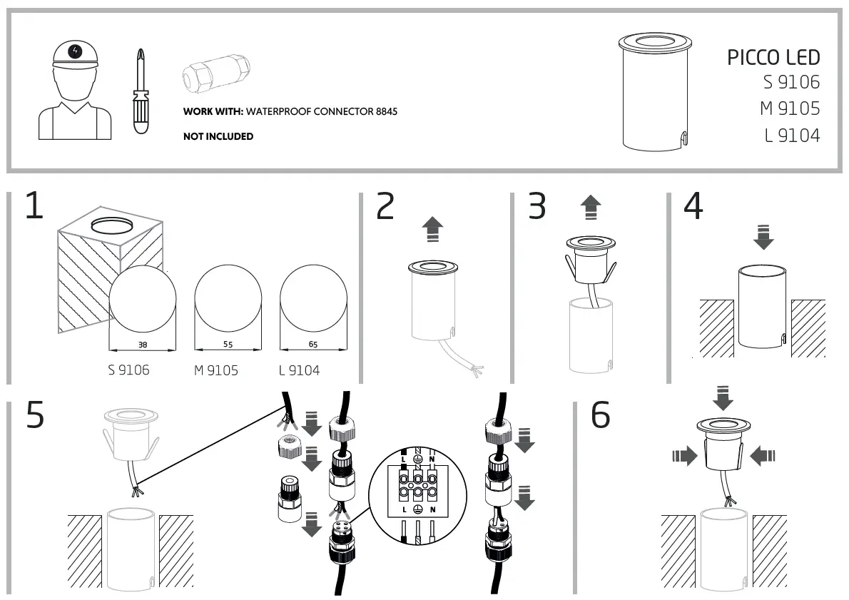 Nowodvorski S 9106 PICCO LED Ground Lamp 1