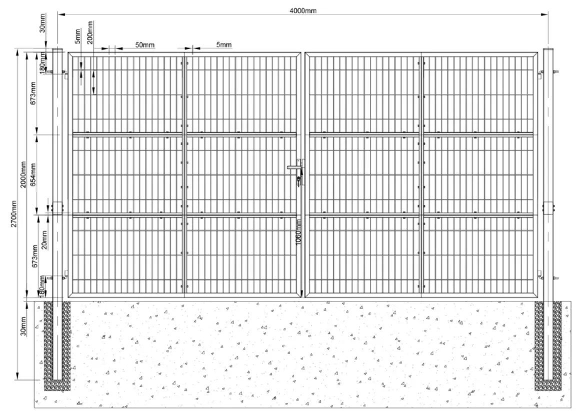 CASANOOV-RAZO-400B200-Wire-Mesh-Swing-Gate-2