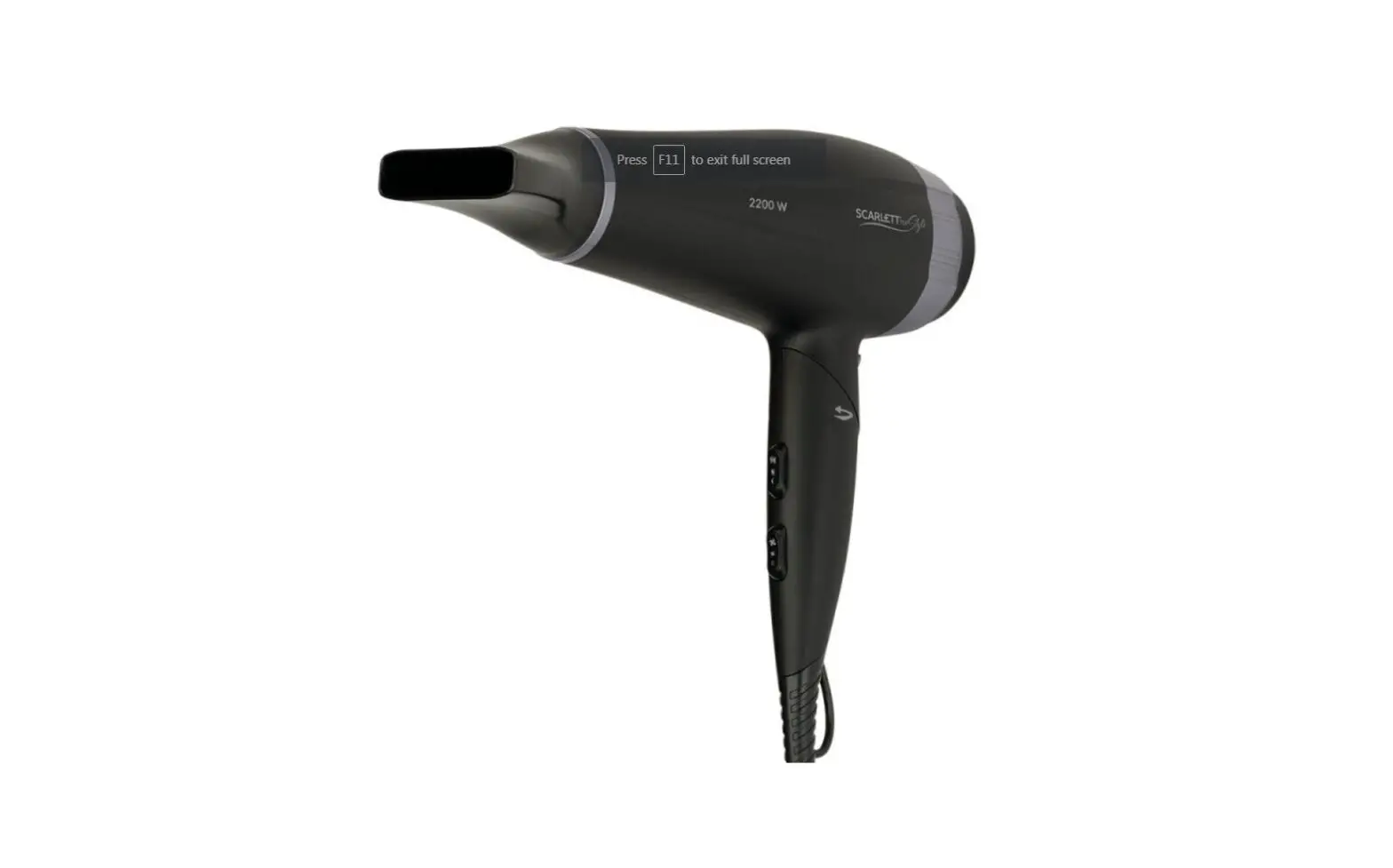 Scarlett Sc-hd70it12 Hair Dryer Instruction Manual