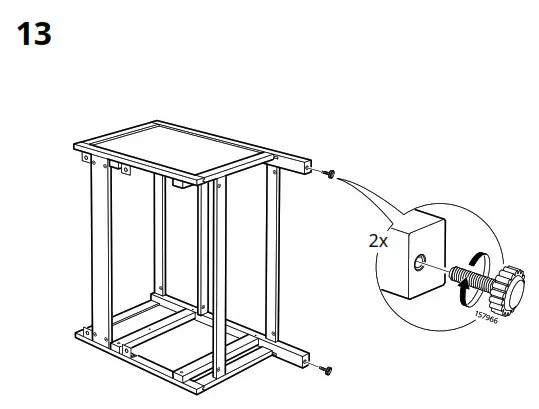 IKEA HEMNES Washstand with 2 Drawers - fig 10