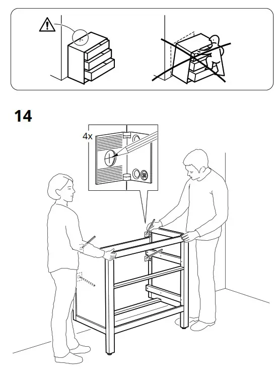 IKEA HEMNES Washstand with 2 Drawers - fig 11