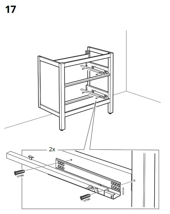 IKEA HEMNES Washstand with 2 Drawers - fig 14