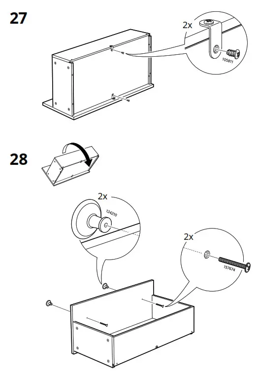 IKEA HEMNES Washstand with 2 Drawers - fig 20