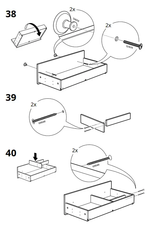IKEA HEMNES Washstand with 2 Drawers - fig 26