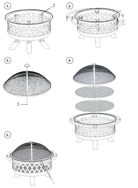 MUSTANG ko1120 Livingston Fire Pit-FIG-5