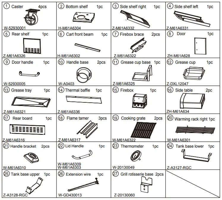 Royal-Gourmet-MG3000-Mirage-3-Burner-Gas-Grill-fig-3