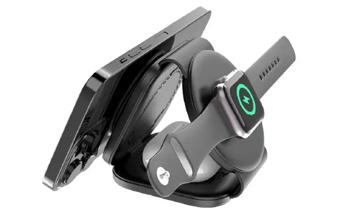 KINSOUND WLC-03 3 In 1 Foldable Wireless Charger-fig-3